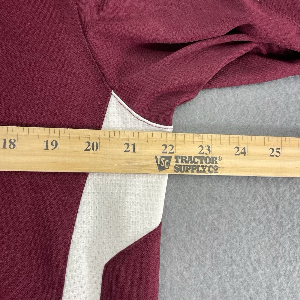 Texas A&M Aggies Adidas Mens XL Performance Polo Shirt Embroidered Front & Back - Picture 8 of 9